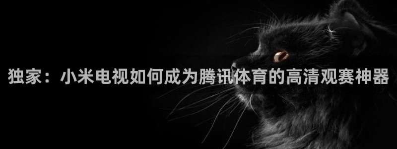 鲸鱼体育足球直播：独家：小米电视如何成为腾讯体育的高清观赛神器